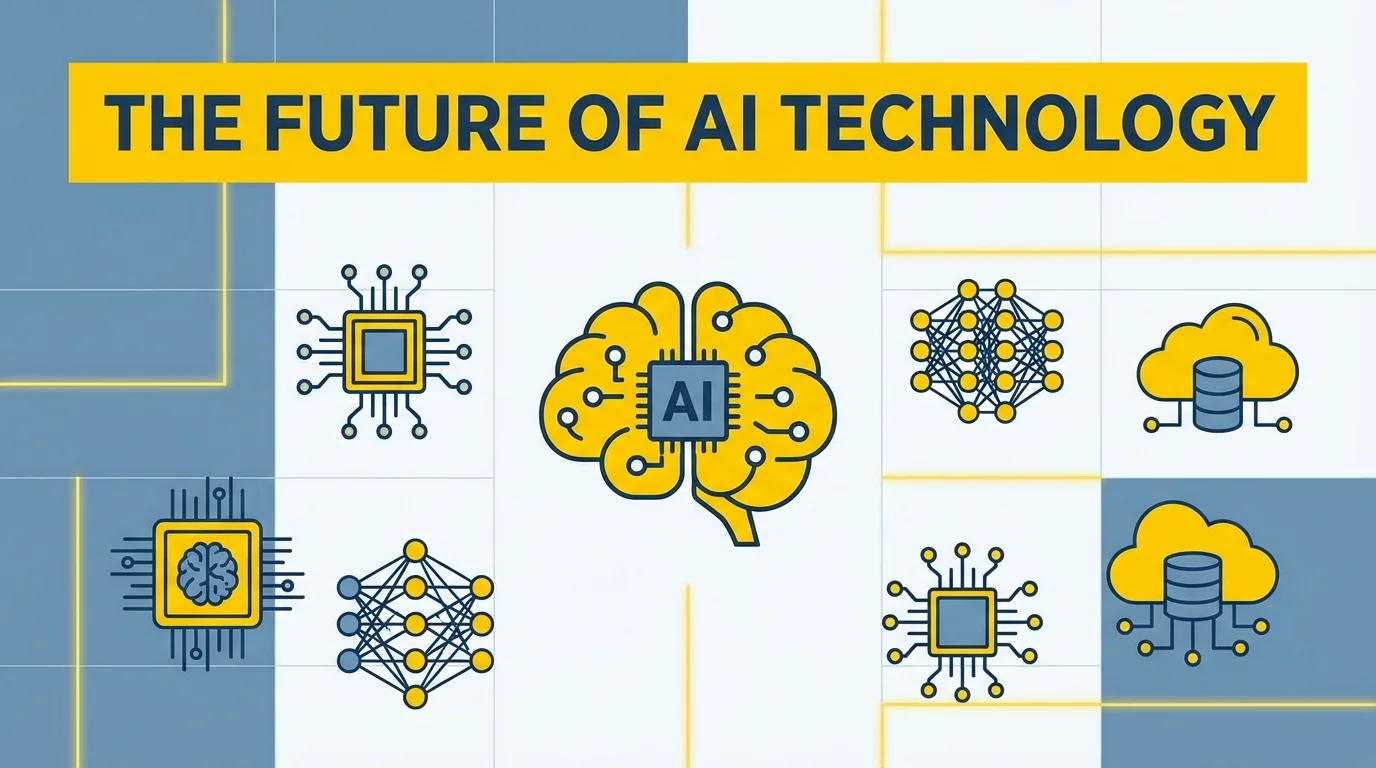 Cover image untuk artikel Nano Banana Prompt dengan tema AI dan pisang kuning futuristik