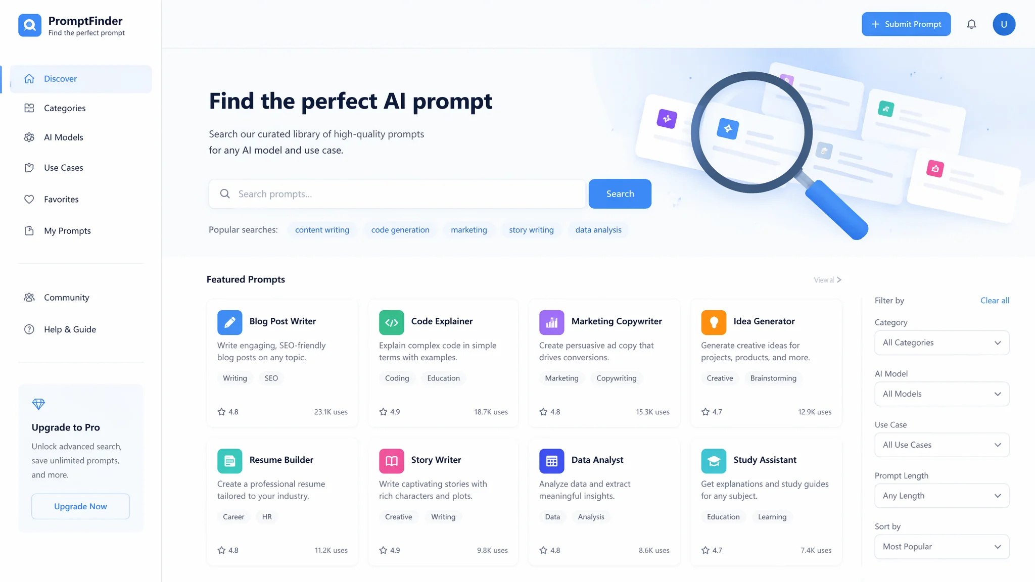 AI Prompt Finder: 8 Tools Terbaik Buat Nemuin Prompt Sempurna