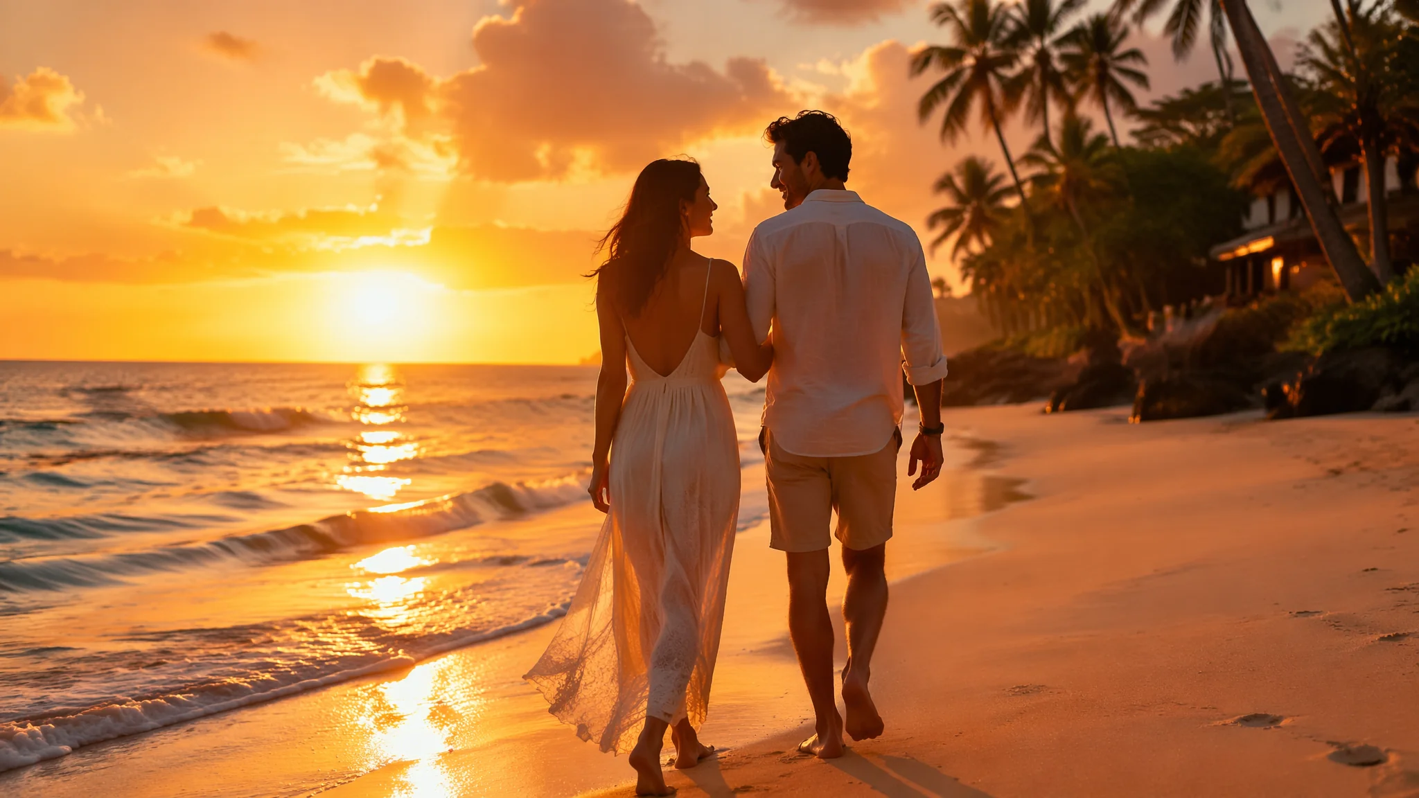 Prompt Gemini AI Pasangan di Pantai: 15 Template Romantis Tepi Laut