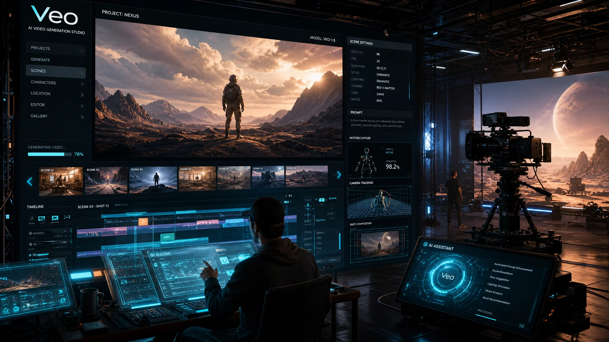 Contoh Prompt Veo 3: 12 Template AI Video Cinematic 2026